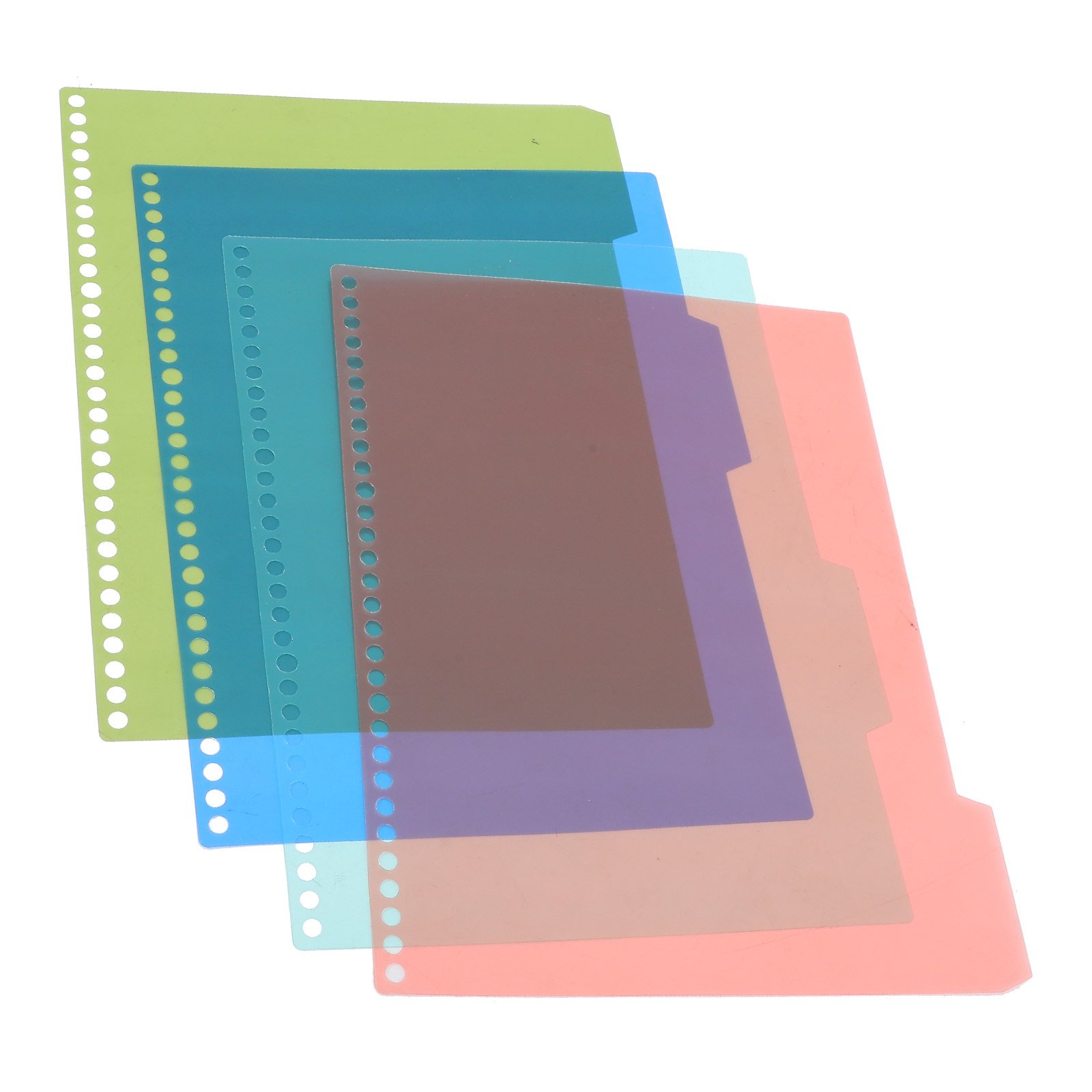 4Pcs Reusable Plastic Page Div - Tab Divider A4 recensie en prijs