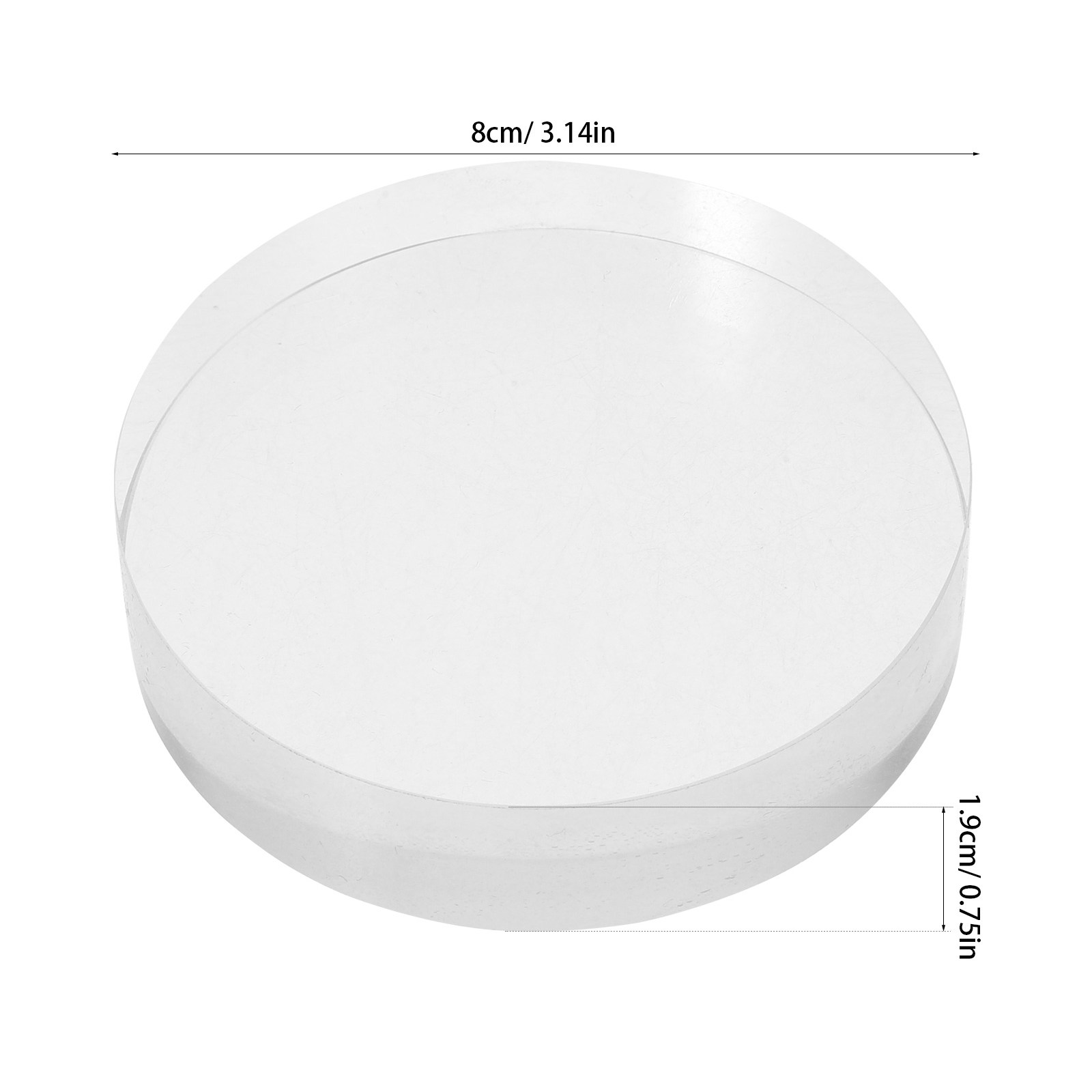 2Pcs Transparent Crystal Round - Paper Weight Crystal recensie en prijs