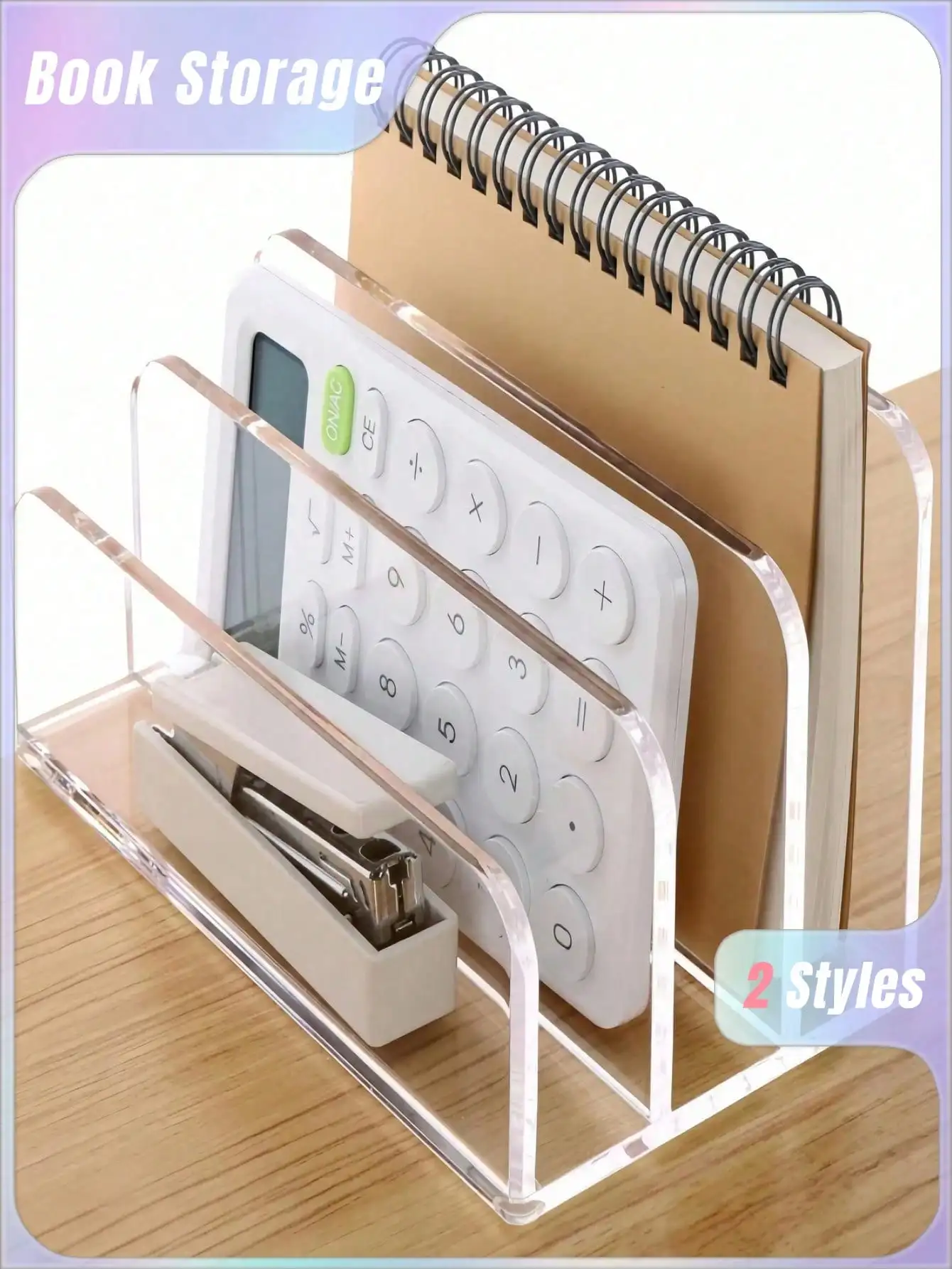 1Pc Acrylic File Folder, Desk  - Magazine Holder Rack recensie en prijs
