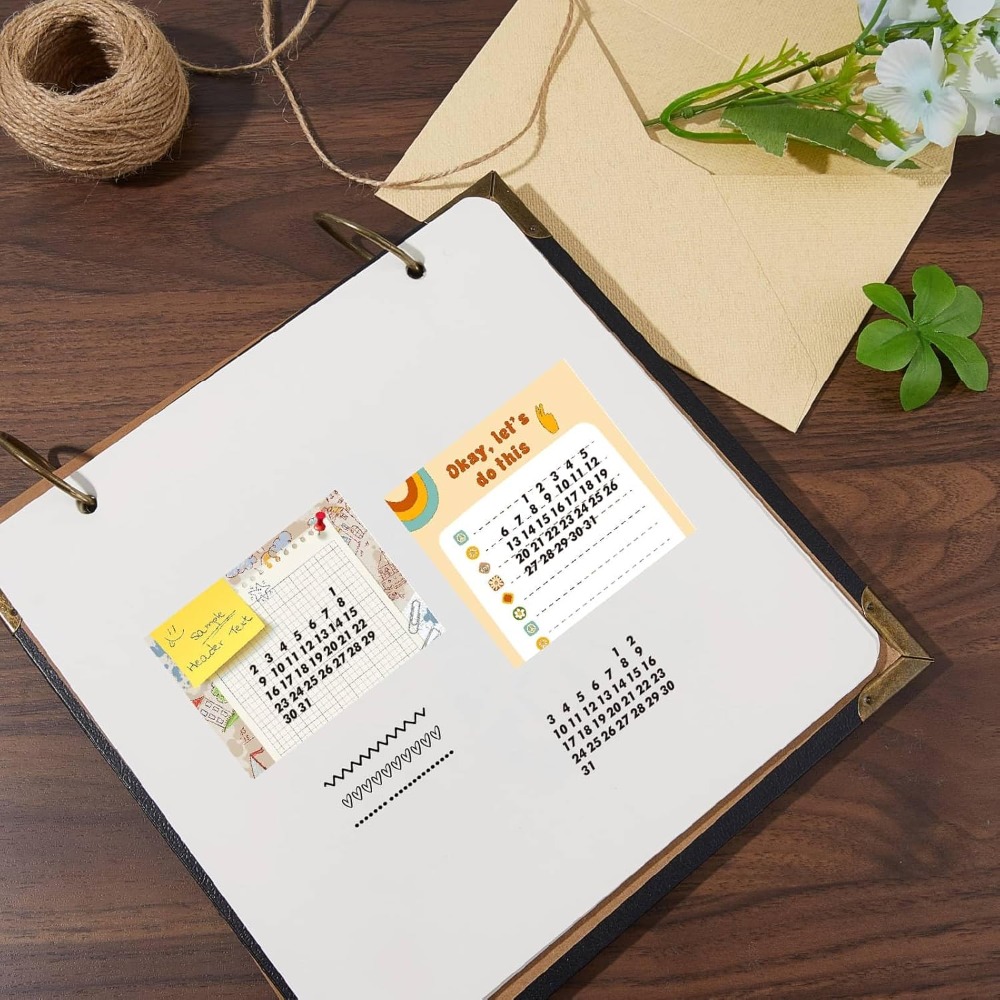 Calendar Date Clear Stamps Vin - Rubber Date Stamp recensie en prijs