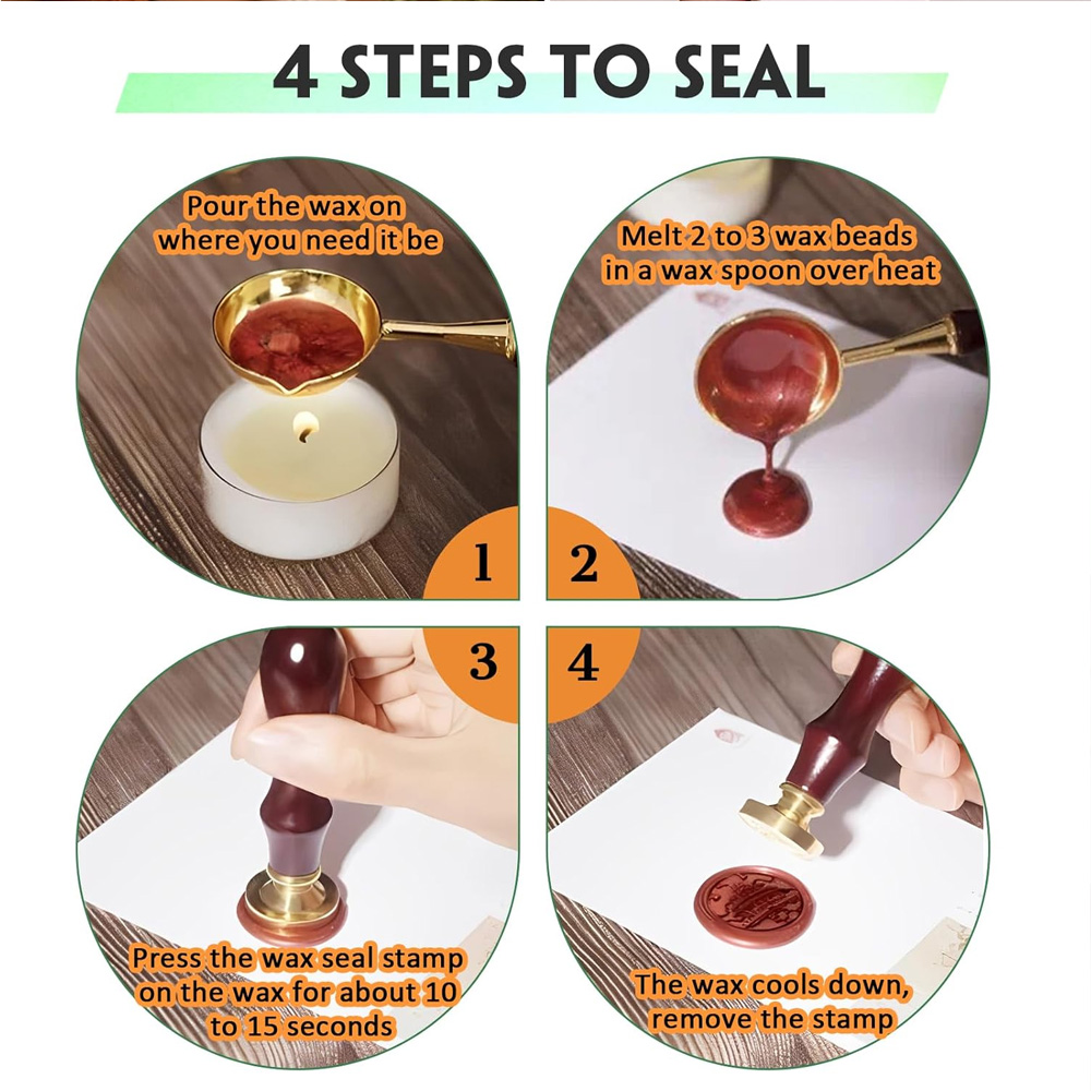 20pcs/set Wax Seal Stamp Set w - Wax Seal Stamp Set recensie en prijs