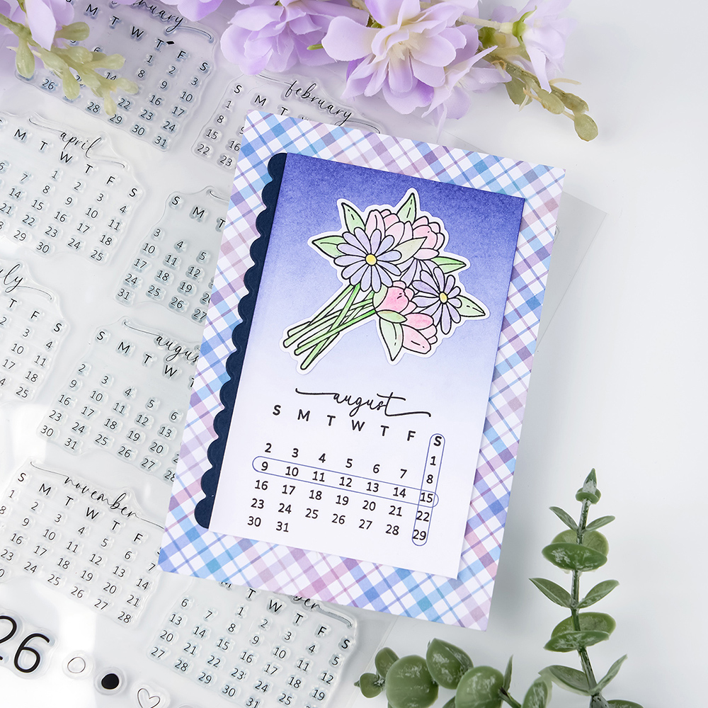 Calendar Date 2026 Clear Stamp - Rubber Date Stamp recensie en prijs
