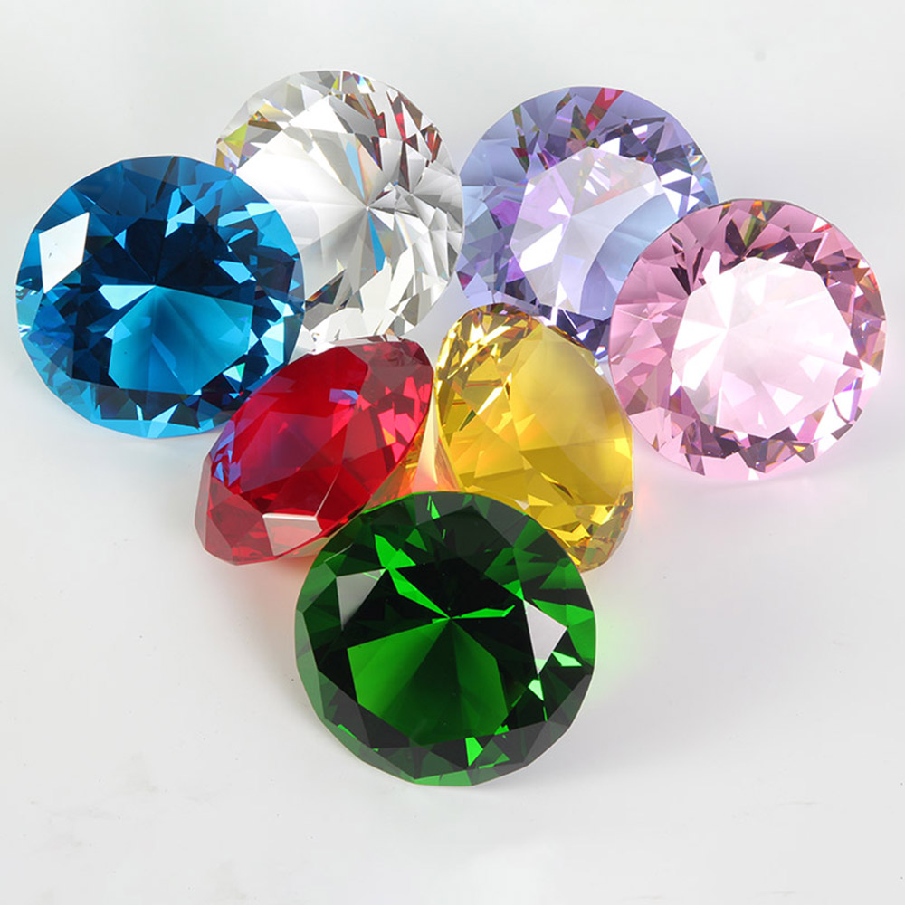 10 Colors Crystal Diamond Shap - Paper Weight Crystal recensie en prijs