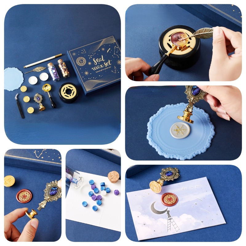 Starry Fire Lacquer Stamp Set  - Wax Seal Stamp Set recensie en prijs