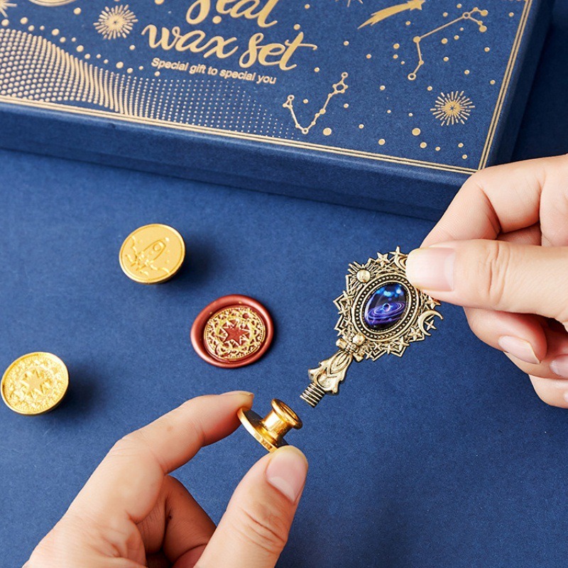 Starry Fire Lacquer Stamp Set  - Wax Seal Stamp Set recensie en prijs