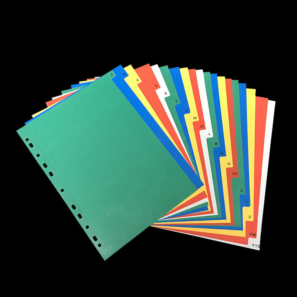 40Pcs A4 Multi-Color Insertabl - Tab Divider A4 recensie en prijs