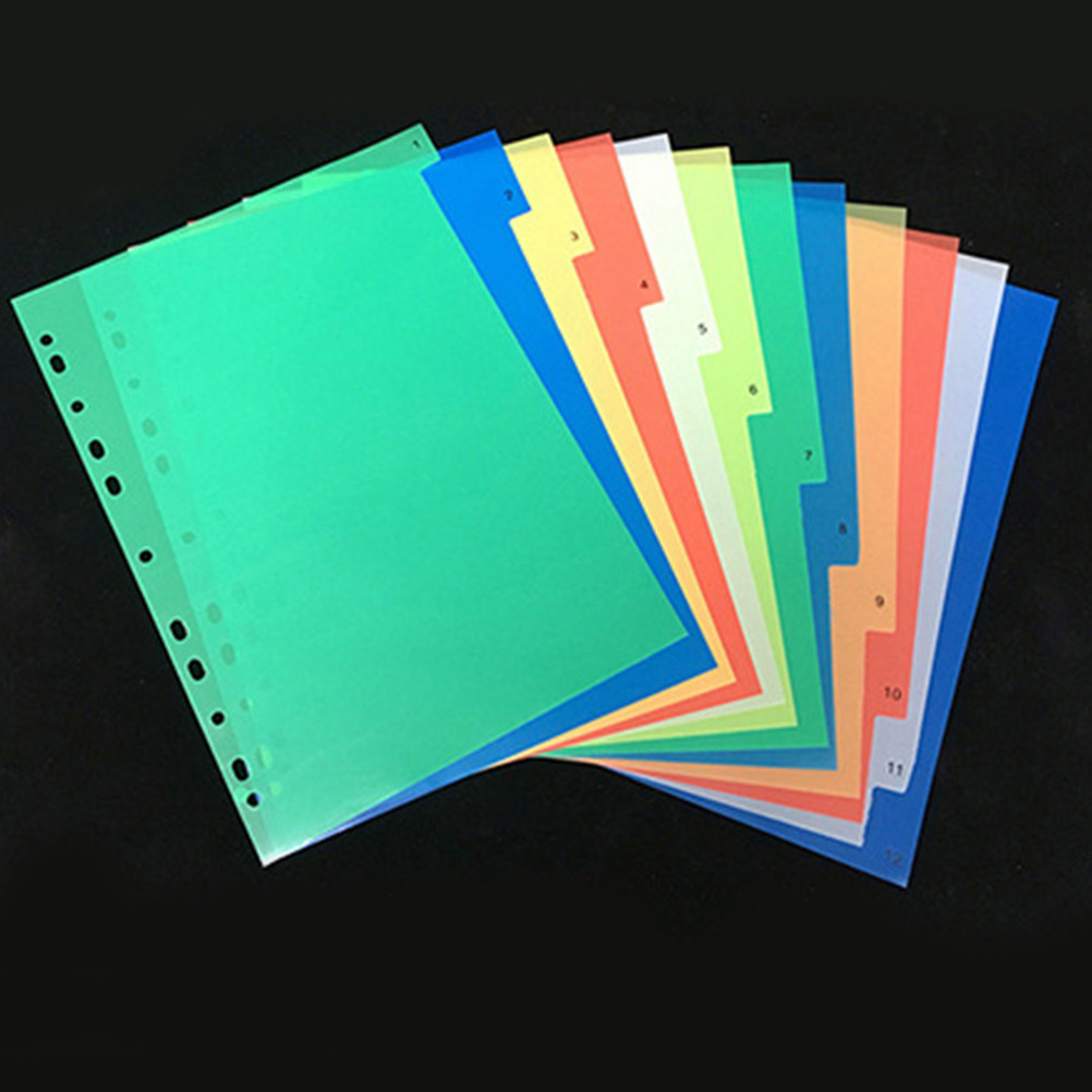 40Pcs A4 Multi-Color Insertabl - Tab Divider A4 recensie en prijs