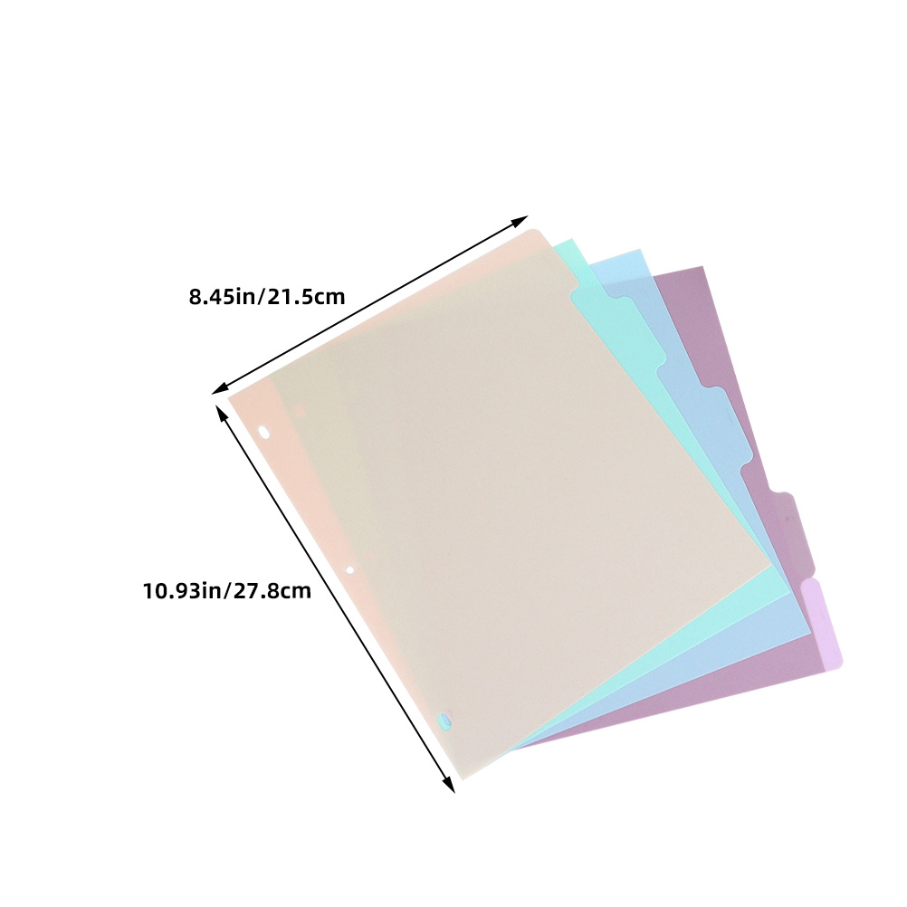 1Set Binder Dividers A4 Size F - Tab Divider A4 recensie en prijs